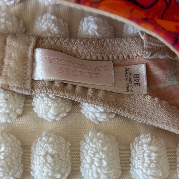 Vintage 2003 Y2K Floral Multicolor Underwire Push Up Women's Bra - Picture 2 of 6